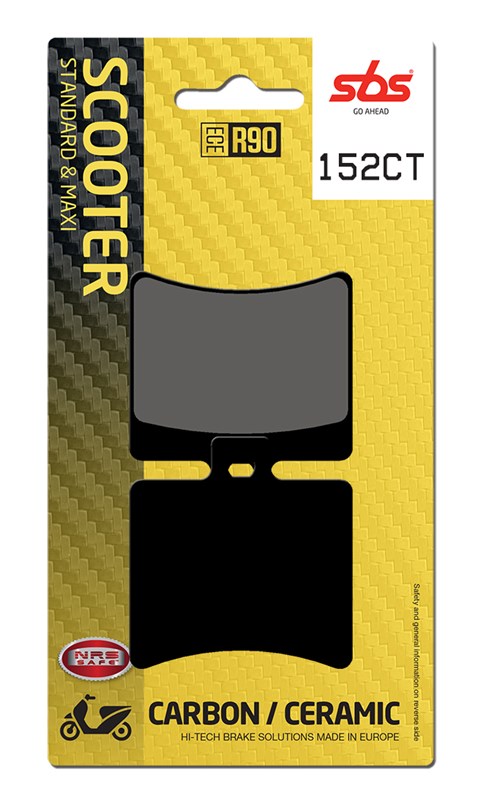 SBS brake pads KH298 maxi carbon tech colour black (152CT)